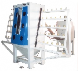 Glass sandblasting machine