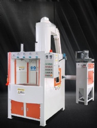 Automatic rotary sandblasting machine